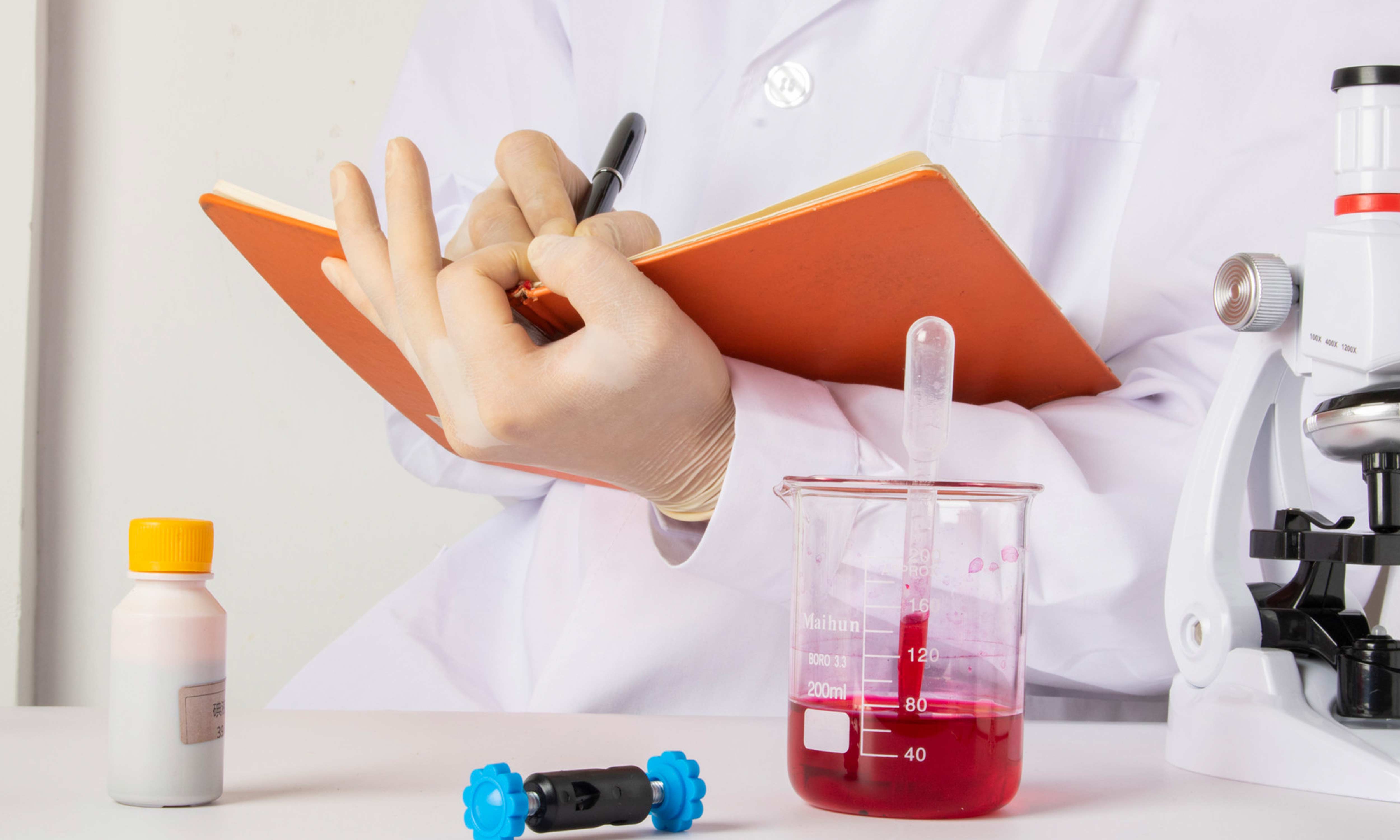 Determination of threonine, valine, isoleucine and leucine in fermentation solution by HPLC-ELSD